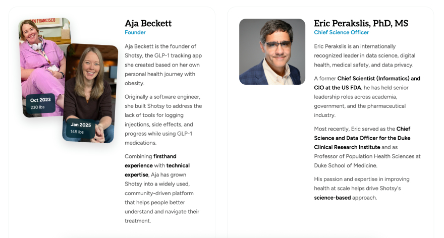 Shotsy app cost: founders.